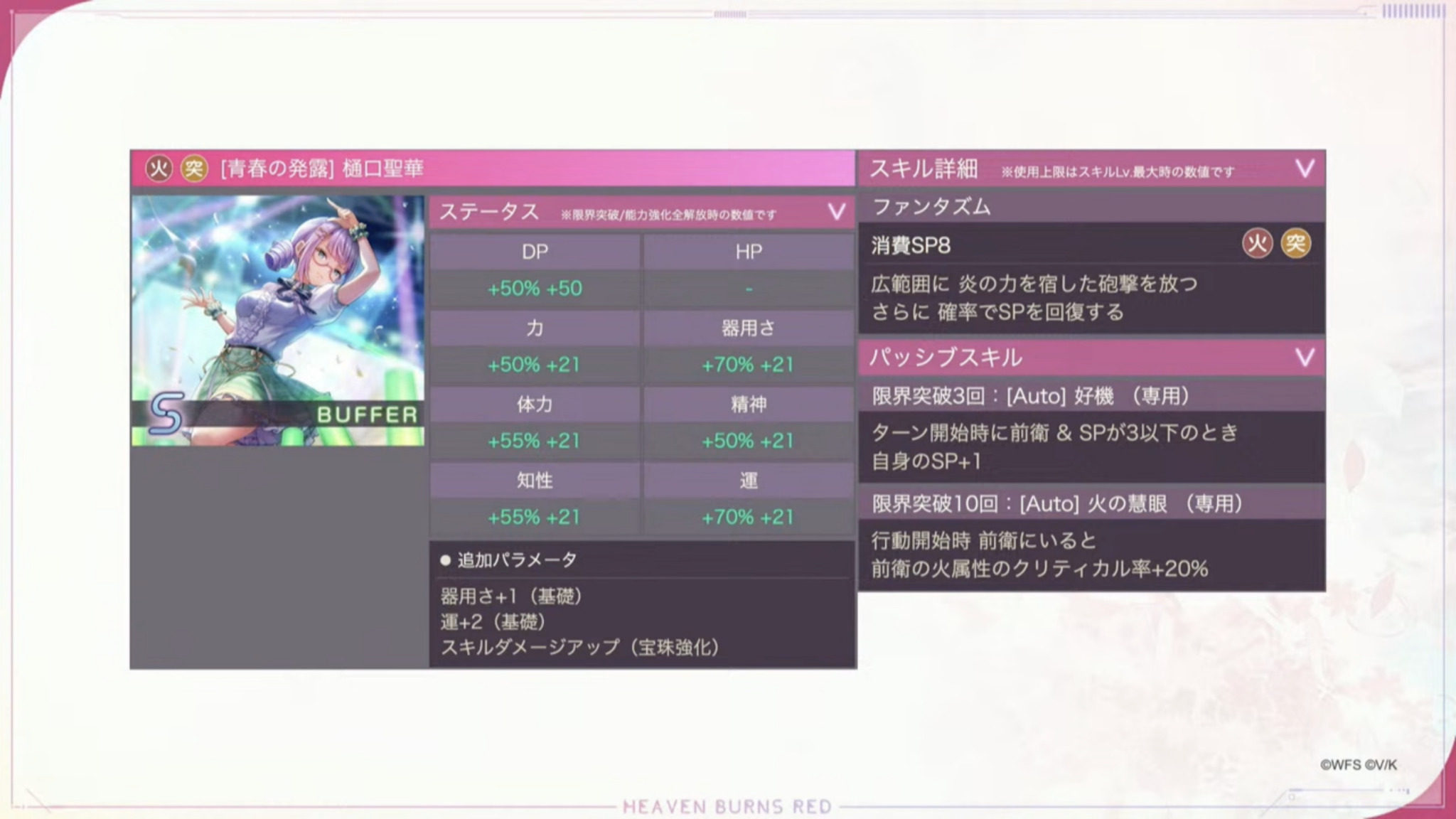 [青春の発露] 樋口聖華 について | ひーchのヘブバンあれこれ！
